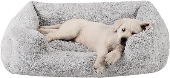 Lounge Lux Memory Foam Rectangular Dog Bed