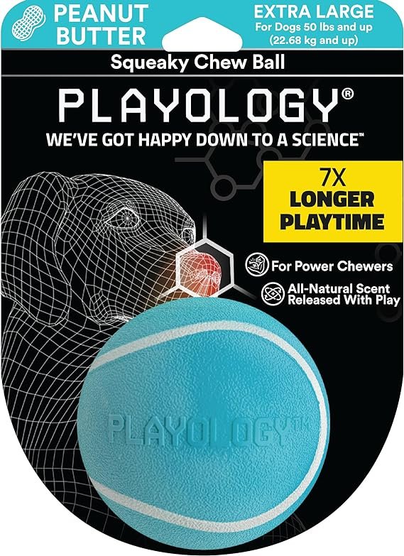 layology Squeaky Chew Ball