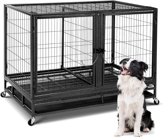 48 inch Heavy Duty Dog Crate with Divider