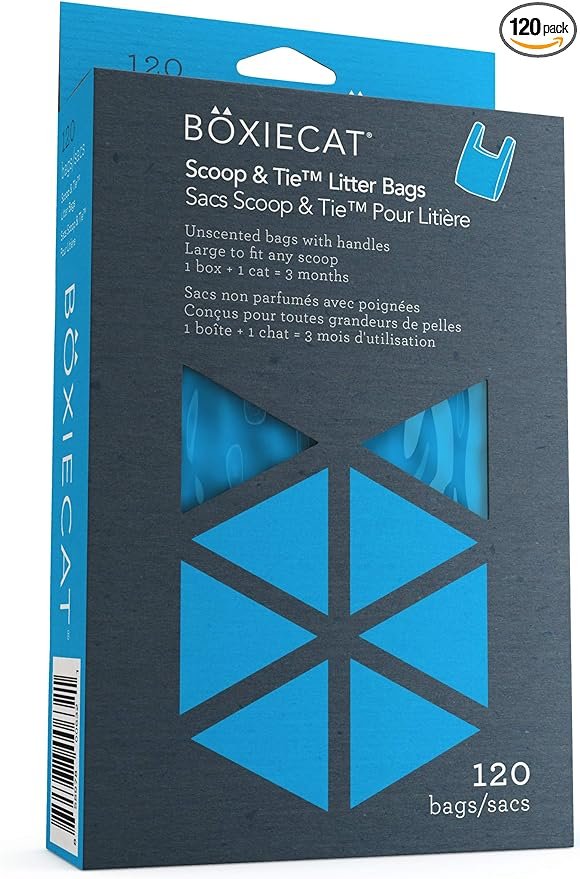 Boxiecat Scoop & Tie Cat Litter Waste Bags